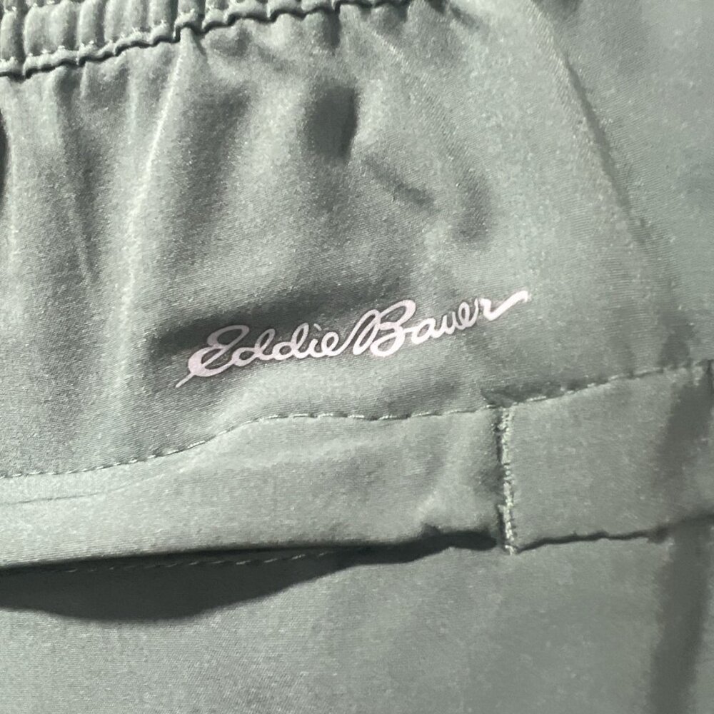 Eddie Bauer Ladies Traveler‎ Pant Medium Green High Rise Active Outdoor Trail - Picture 9 of 14